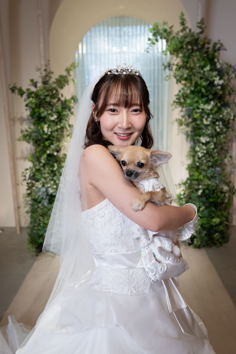 ワンちゃんと一緒に過ごす結婚式