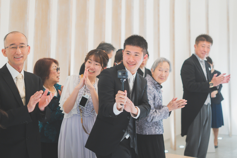 結婚式と変わらないお写真撮影
