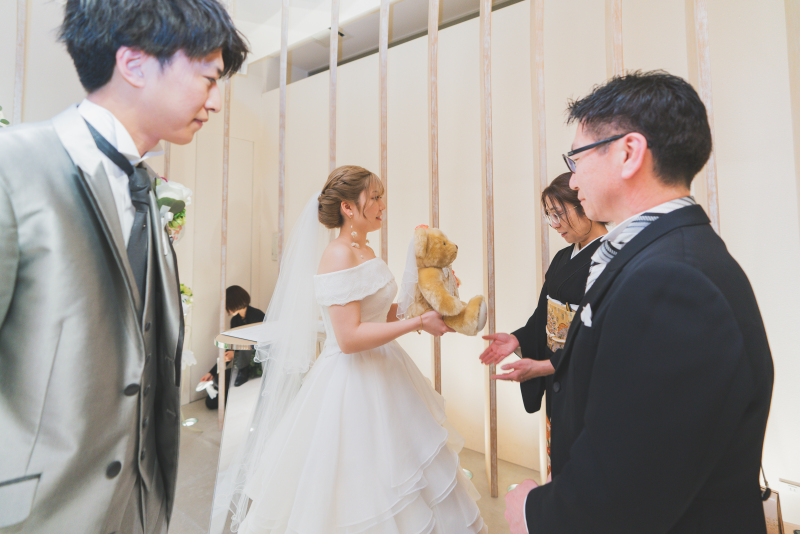 結婚式と変わらないお写真撮影
