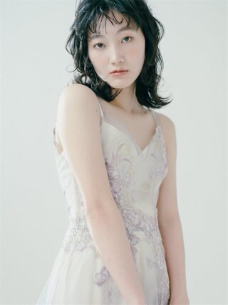 新作オーバーカラードレス【Lilas mauve】リラモーヴ