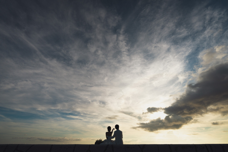 【夏のPhotoWedding♪】8月 17時30分撮影☆