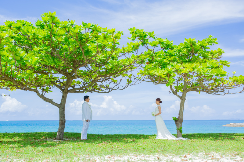 【夏のPhotoWedding♪】8月10時半撮影 チャペル&ビーチプラン☆
