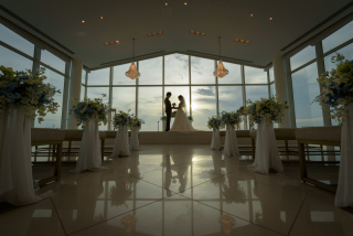 チャペルでサンセットフォト？！