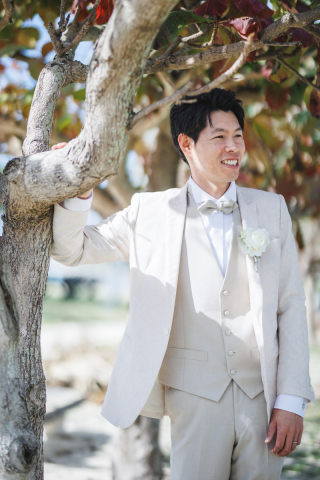 【タキシードのご紹介☆】Blanche(ブロンシュ/アイボリー)