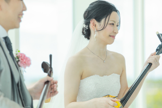 お2人による三線演奏♪