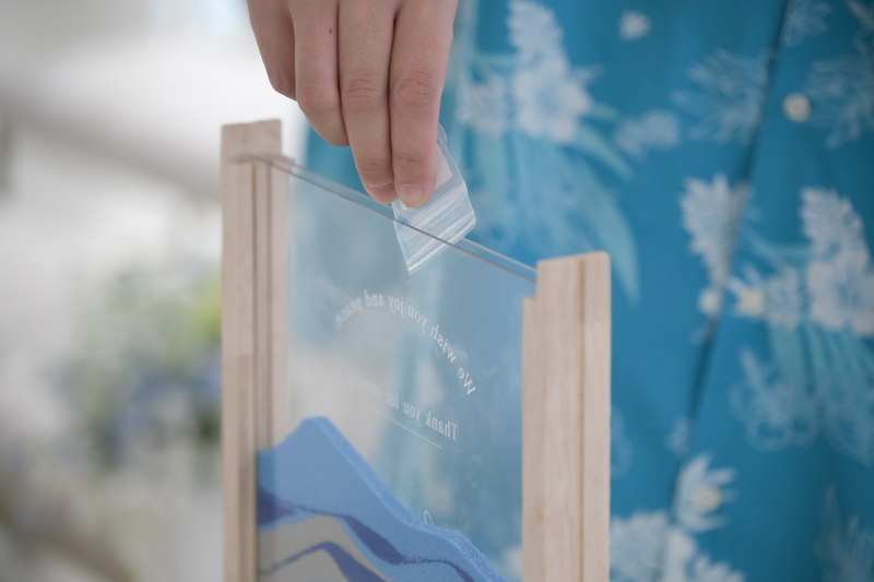 ゲストとつくる、世界にひとつのサンドセレモニー