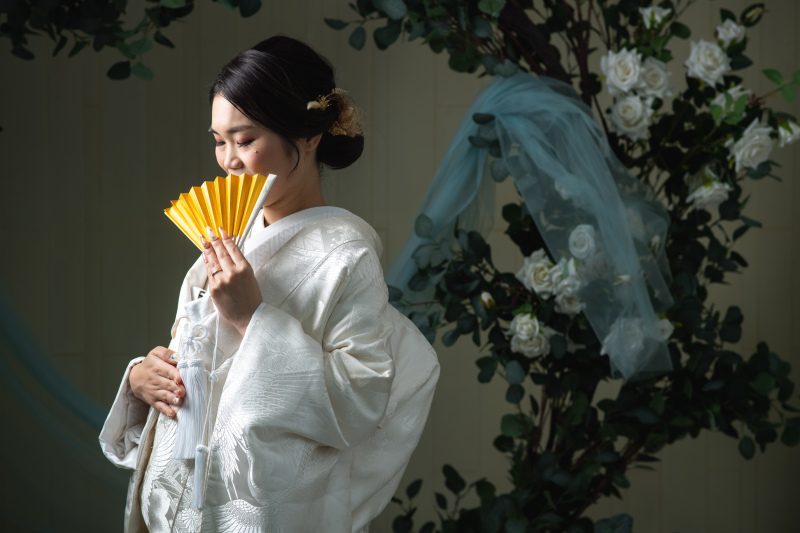 【スタジオ撮影可能】那覇サロンで和装フォトウエディング♪