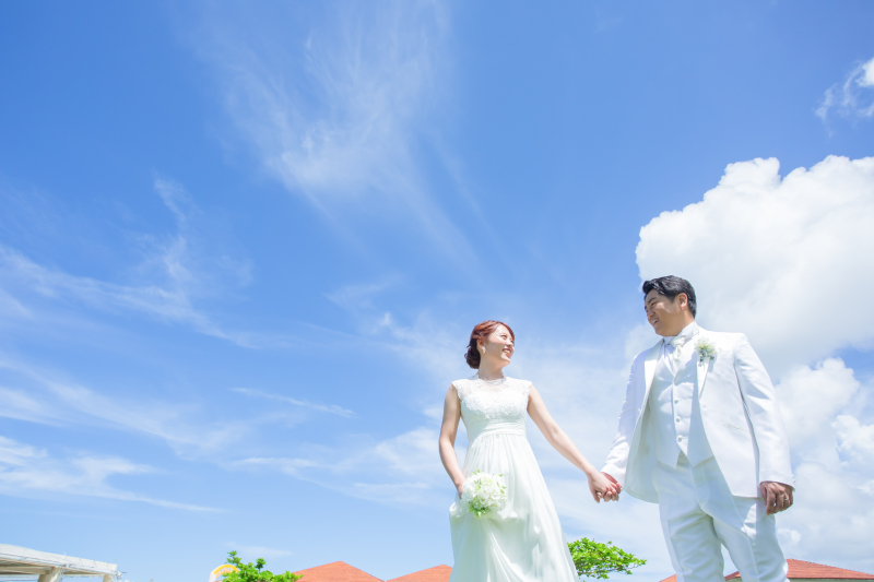 【夏のPhotoWedding♪】8月10時半撮影 チャペル&ビーチプラン☆