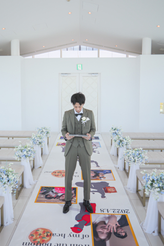 新郎さまを楽しませようと全力な新婦さま♡＾＾♡