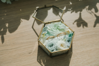 オリジナルリングピローでワンランクUP！のWedding♪