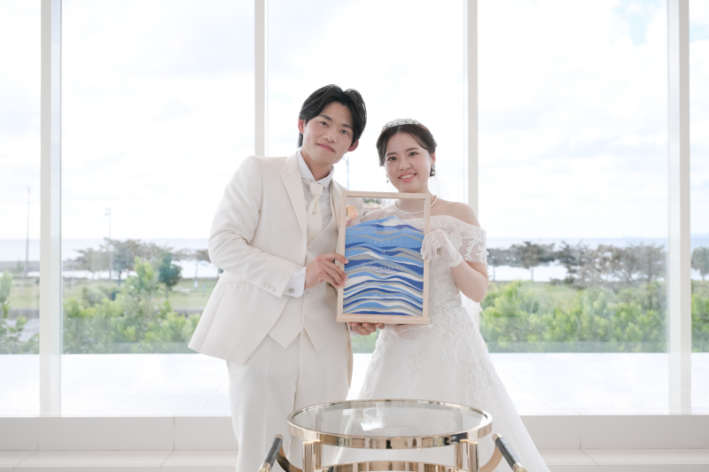 ゲストとつくる、世界にひとつのサンドセレモニー