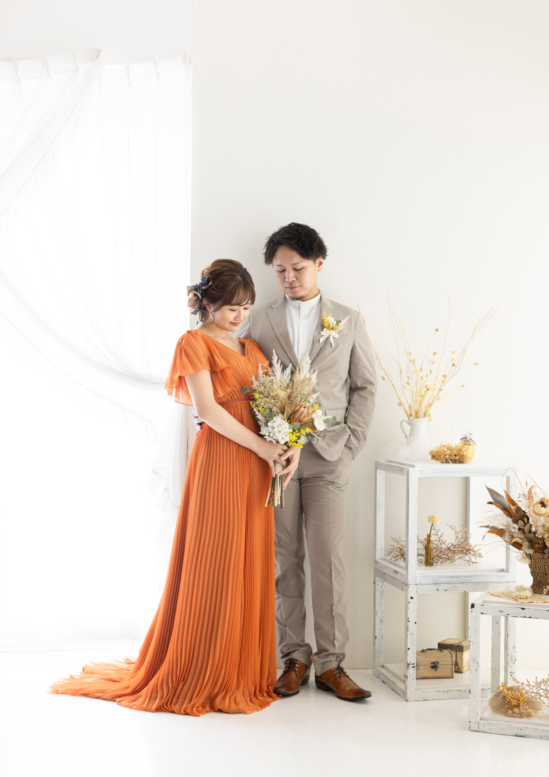 カラードレス撮影！