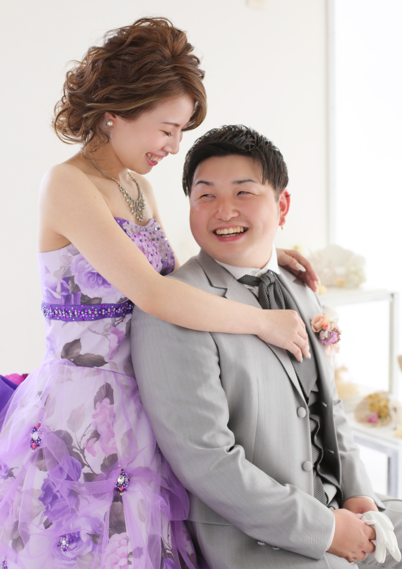 カラードレス撮影！