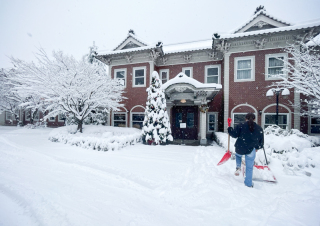 １０年ぶりくらいの大雪でした！