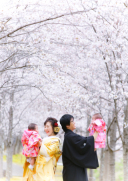 桜満開のロケーション撮影！
