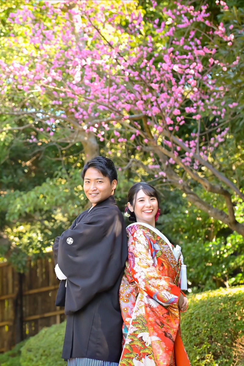 見浜園の梅の開花情報