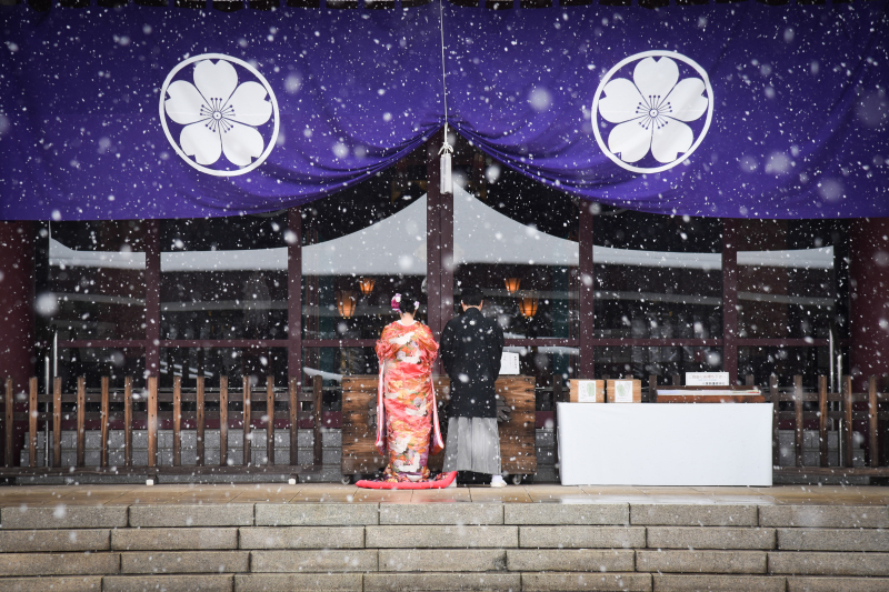 雪が降りました⛄