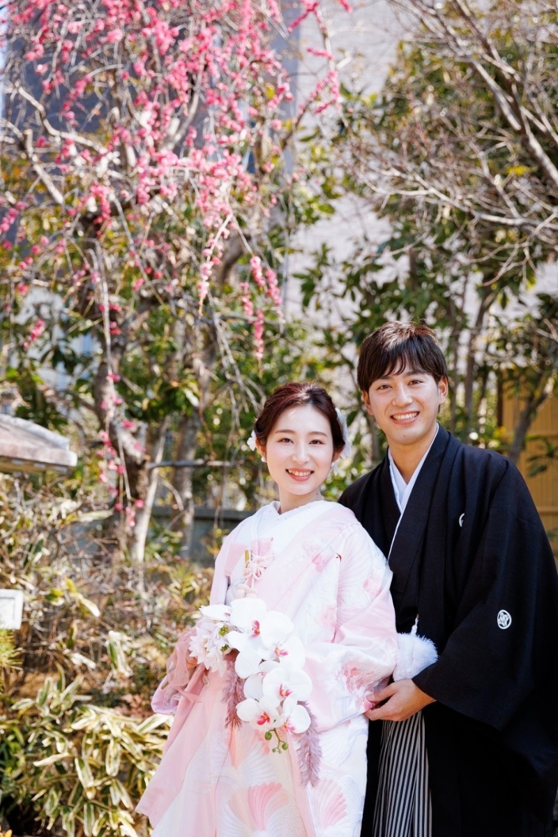 《春到来♡》梅と桜のピンクショット♥