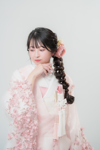 編みおろしヘア♡