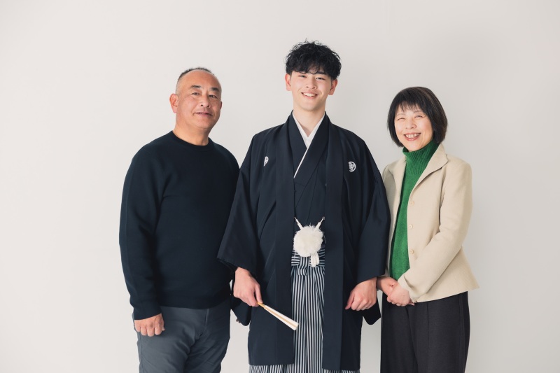 ご家族と一緒に撮影