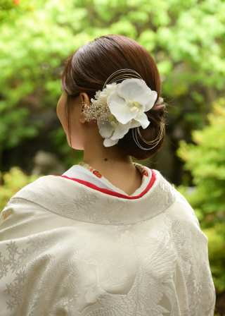 ご新婦様のヘア紹介