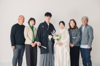 ご家族と一緒に撮影