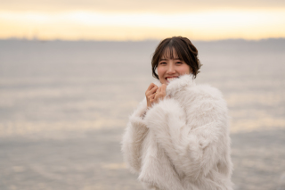 ファーブルゾンとドレス