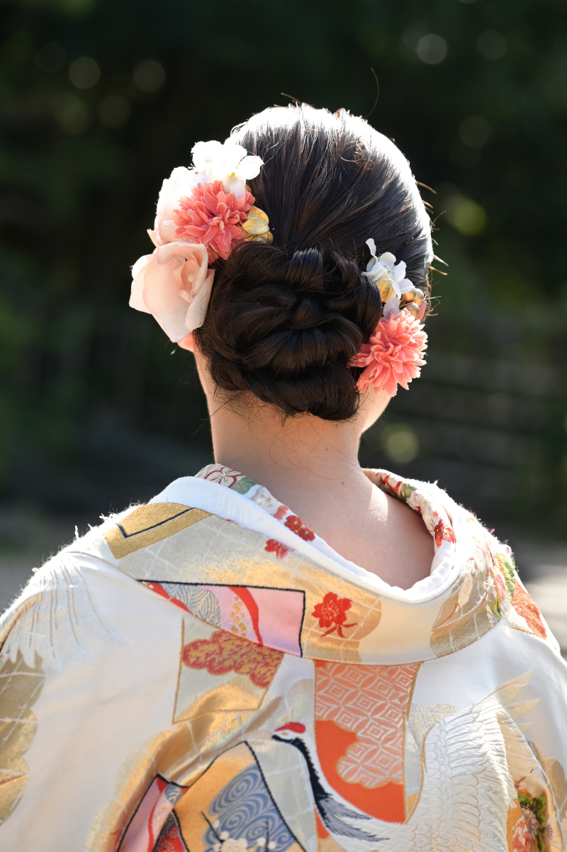 和装ヘア♡