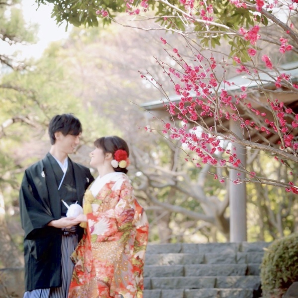 《春到来♡》梅と桜のピンクショット♥