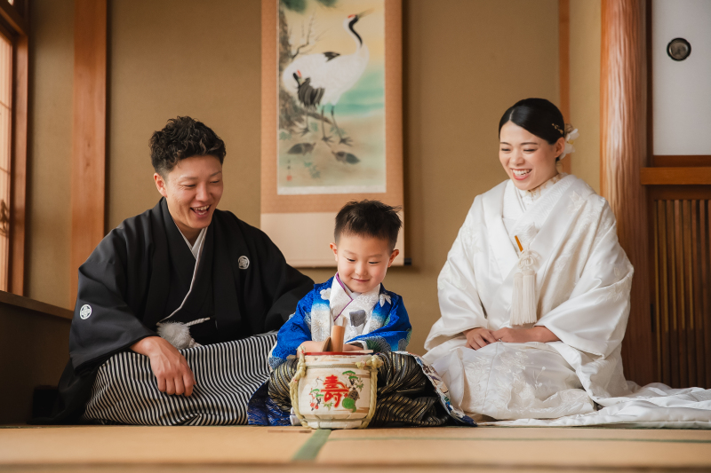 お子様の七五三と一緒に撮影♡