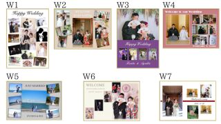 ウェルカムボードのサンプルのお色紹介♡