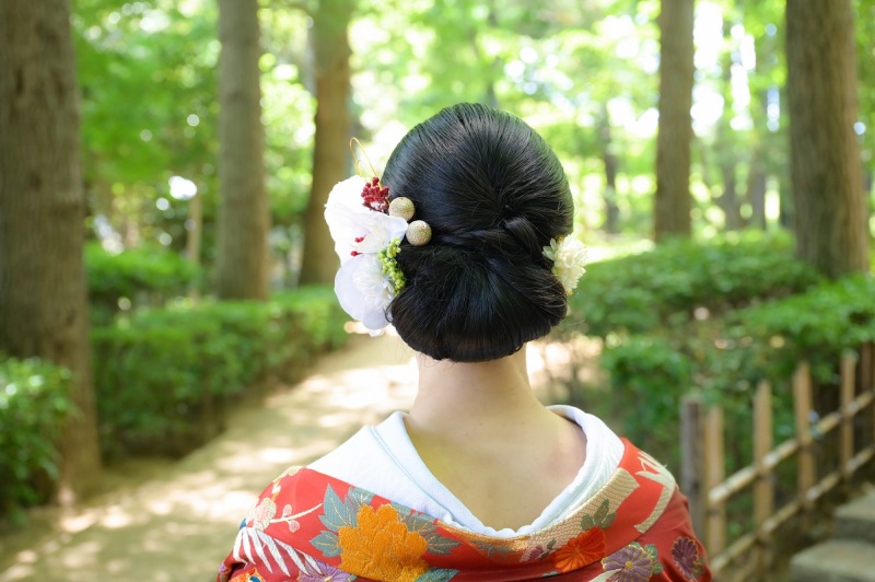 《和装ヘア》つるん♪な感じが上品&可愛い”まとめ髪”編!