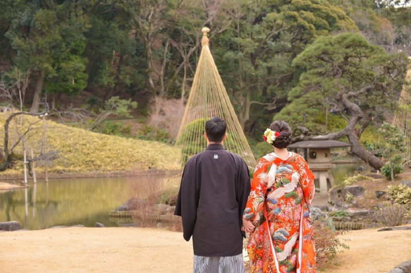 肥後細川庭園の梅が見ごろです❁
