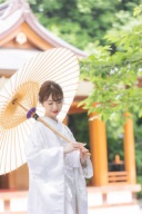 番傘3種類☂ 白・赤・紫をご用意♡