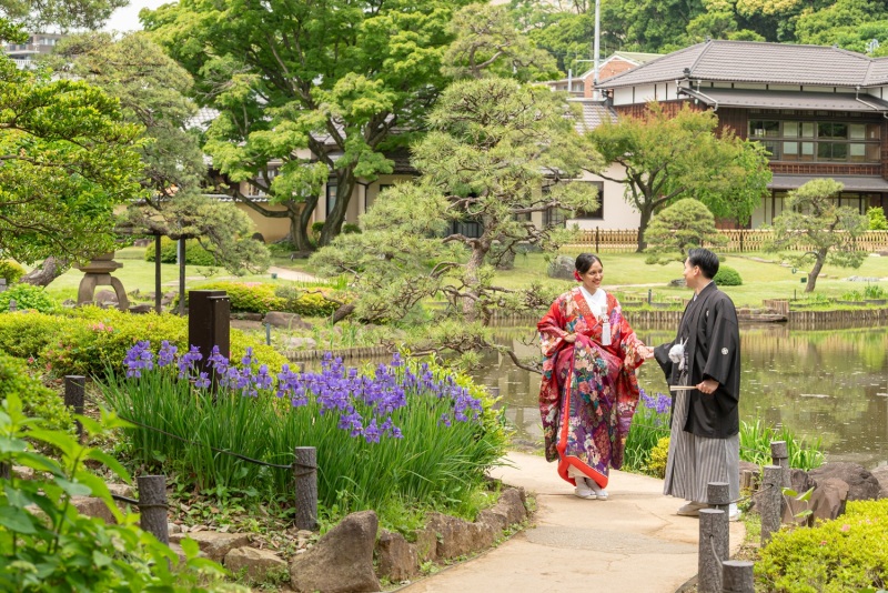 肥後細川庭園 新緑フォト♪