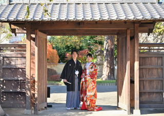 肥後細川庭園の紅葉♪