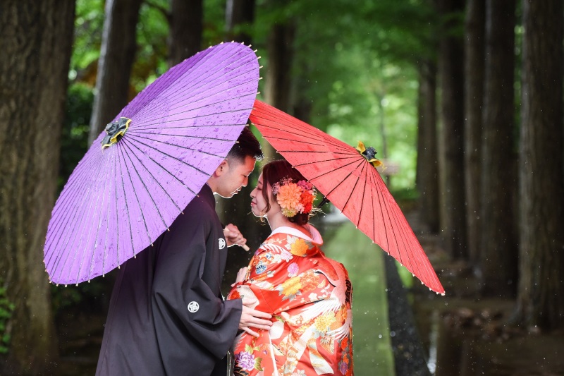 心配なし！雨の中での撮影☂