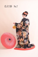 黒の色打掛のご紹介♡