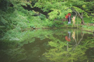きれいな水鏡♪