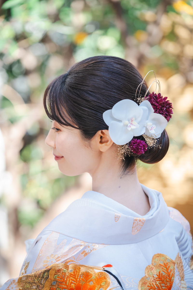 和装の髪飾り❀