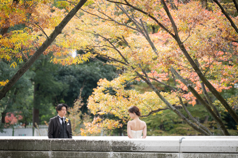 秋の新宿中央公園