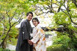 色づき始めた目白庭園の紅葉！