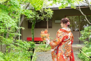 新婦様の素敵な横顔