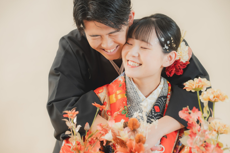 【暑い夏の和装前撮り】クーラーの効いた涼しいスタジオで決まり♥