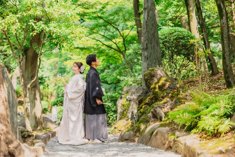 旧安田庭園の紫陽花フォトをご紹介♡