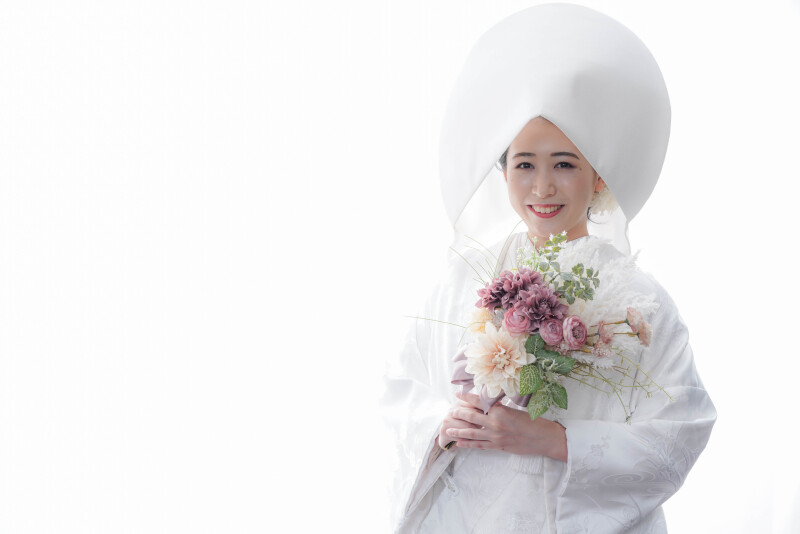 ≪花嫁の定番♡≫綿帽子ショットのご紹介