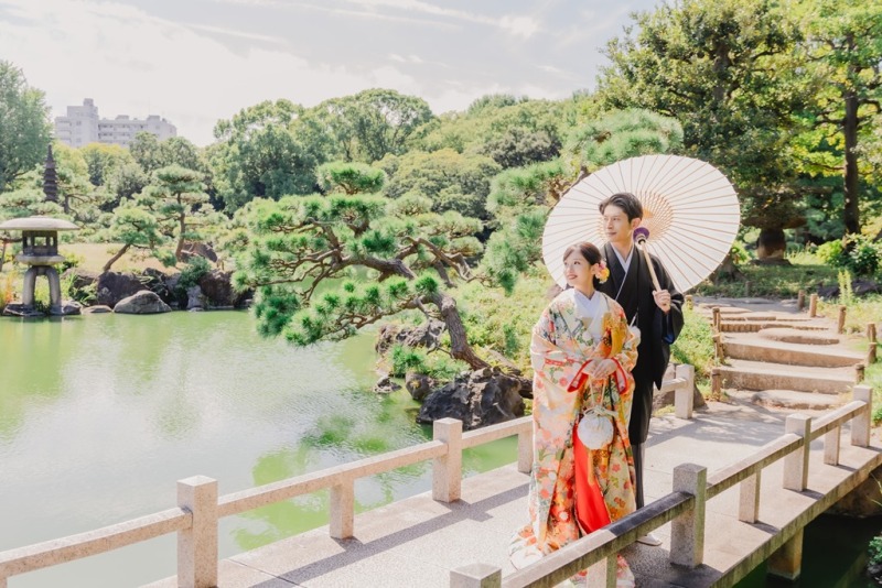 【直前お得プラン!!】清澄庭園+スタジオの撮影が68,000円✨