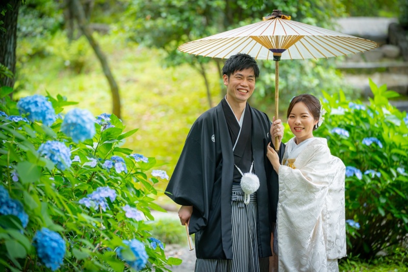 旧安田庭園の紫陽花フォトをご紹介♡