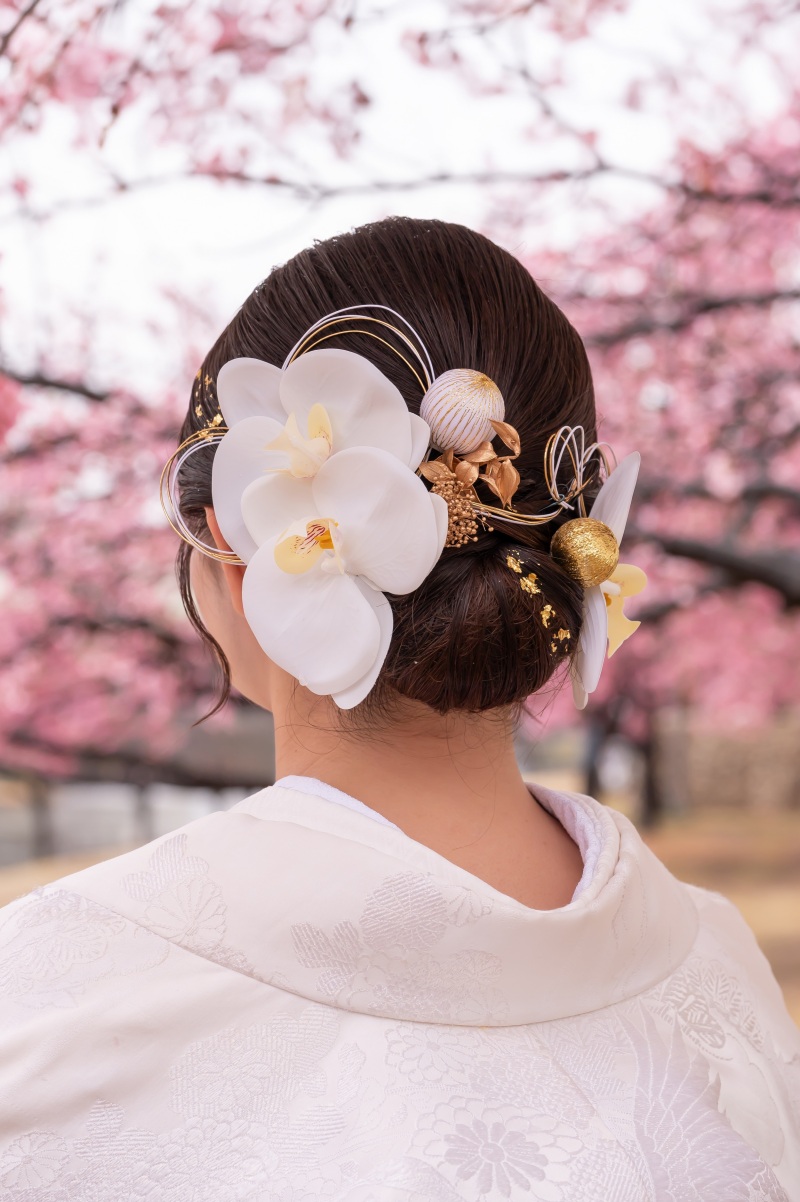 ≪白無垢ver.≫和装ヘアのご紹介♡
