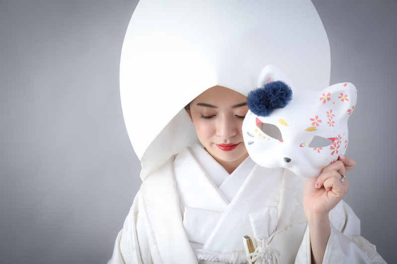 ≪花嫁の定番♡≫綿帽子ショットのご紹介